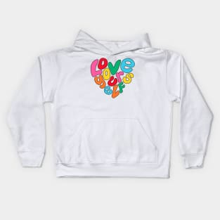 Love yourself Kids Hoodie